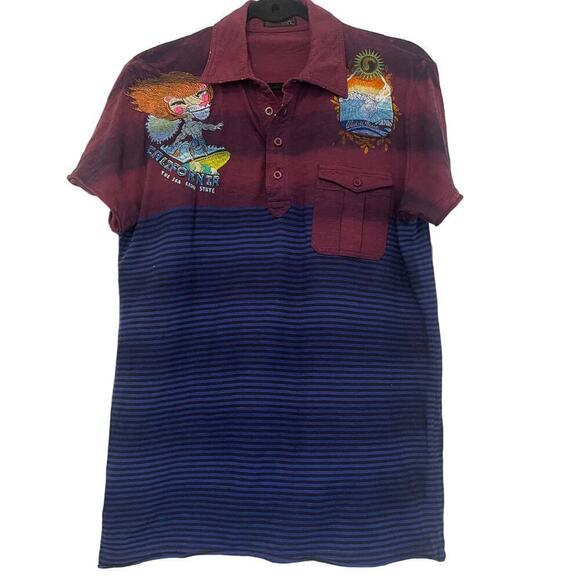 Custo Barcelona Men's Polo Shirt Size Small - Picture 1 of 10